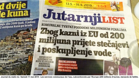 Heureusement, Google connait le serbo-croate-Traduction au bas de l'image-Ah ! les subventions de l'Europe...